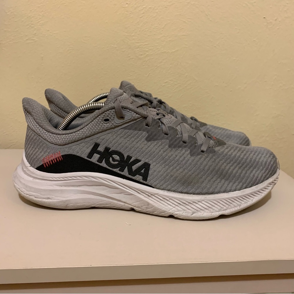 Hoka Solimar Grey Comfort Running Athletic Men’s Shoes Size 11D
